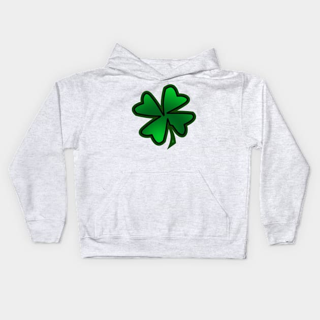 Shamrock Saint Patricks Day Kids Hoodie by letnothingstopyou